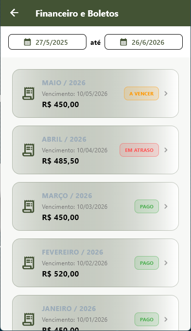 Tela do App 1